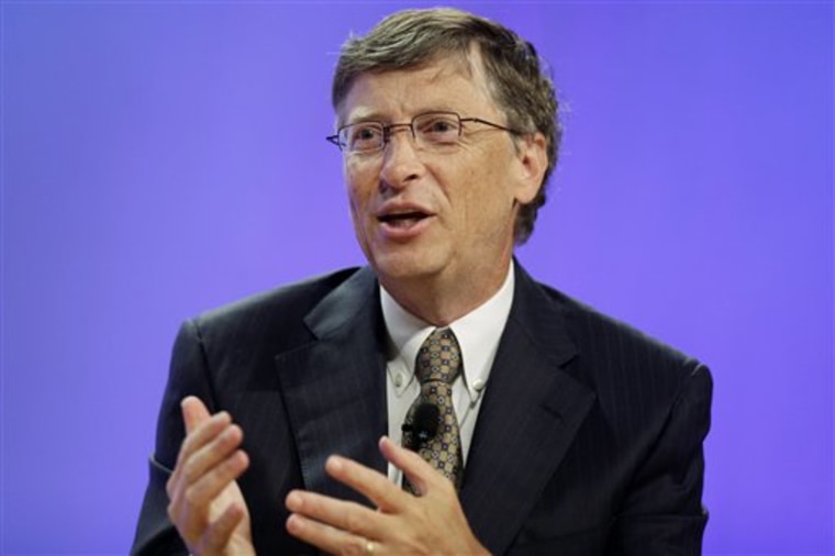 In this file photo, Microsoft co-founder Bill Gates makes remarks at the National Conference of State Legislatures heldJuly 21, 2009 at the Pennsylvania Convention Center in Philadelphia. 